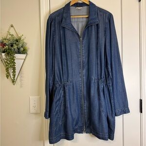 J. Jill Long Denim Jacket